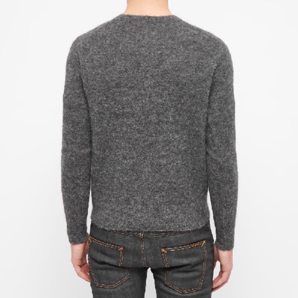 [RAG & BONE] Arnie Grey Alpaca-blend Jumper - Picture 6 of 6